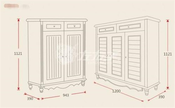 一般鞋柜尺寸是多少？鞋柜尺寸標準尺寸